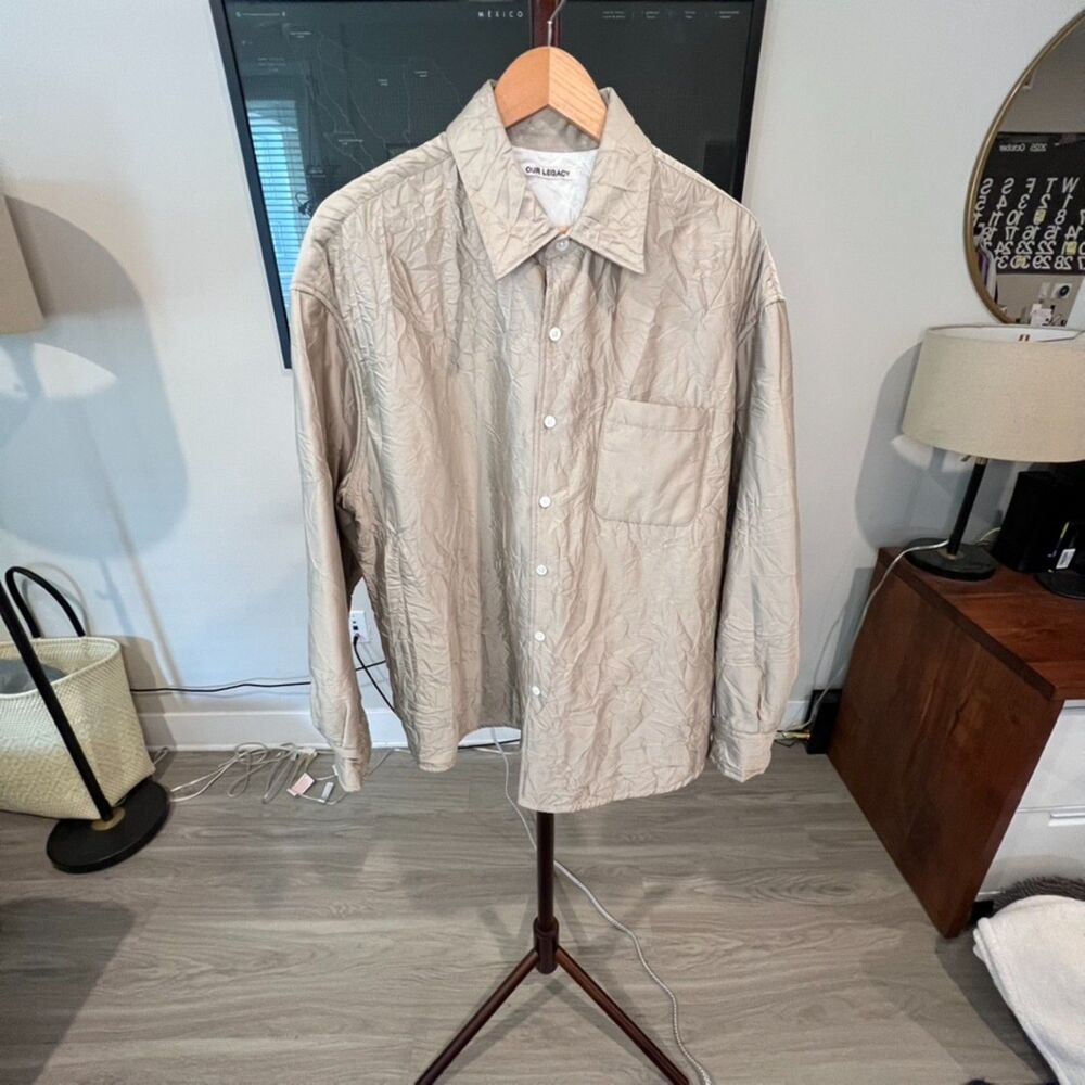 Our Legacy - Tech Borrowed Jacket  (#M4212TBC) - Beige